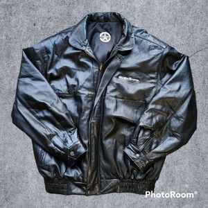 Men's Worldwide Lthr black coat XL Ford Motor Comp for Manheim Auto Aution DFW